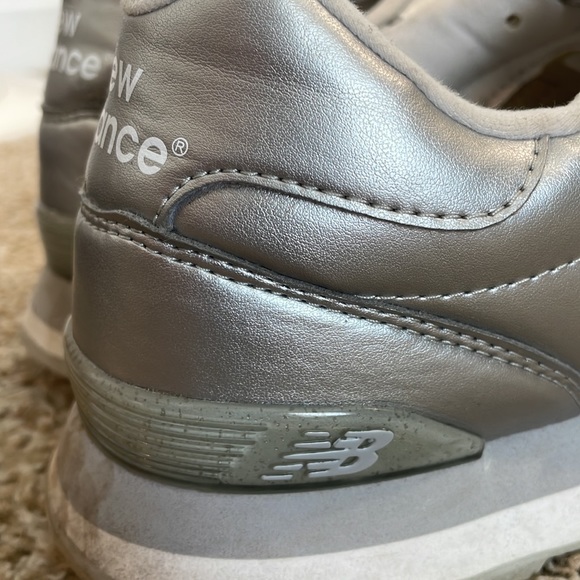 Women’s New Balance 515 Sparkly Silver Sneakers - Picture 5 of 6